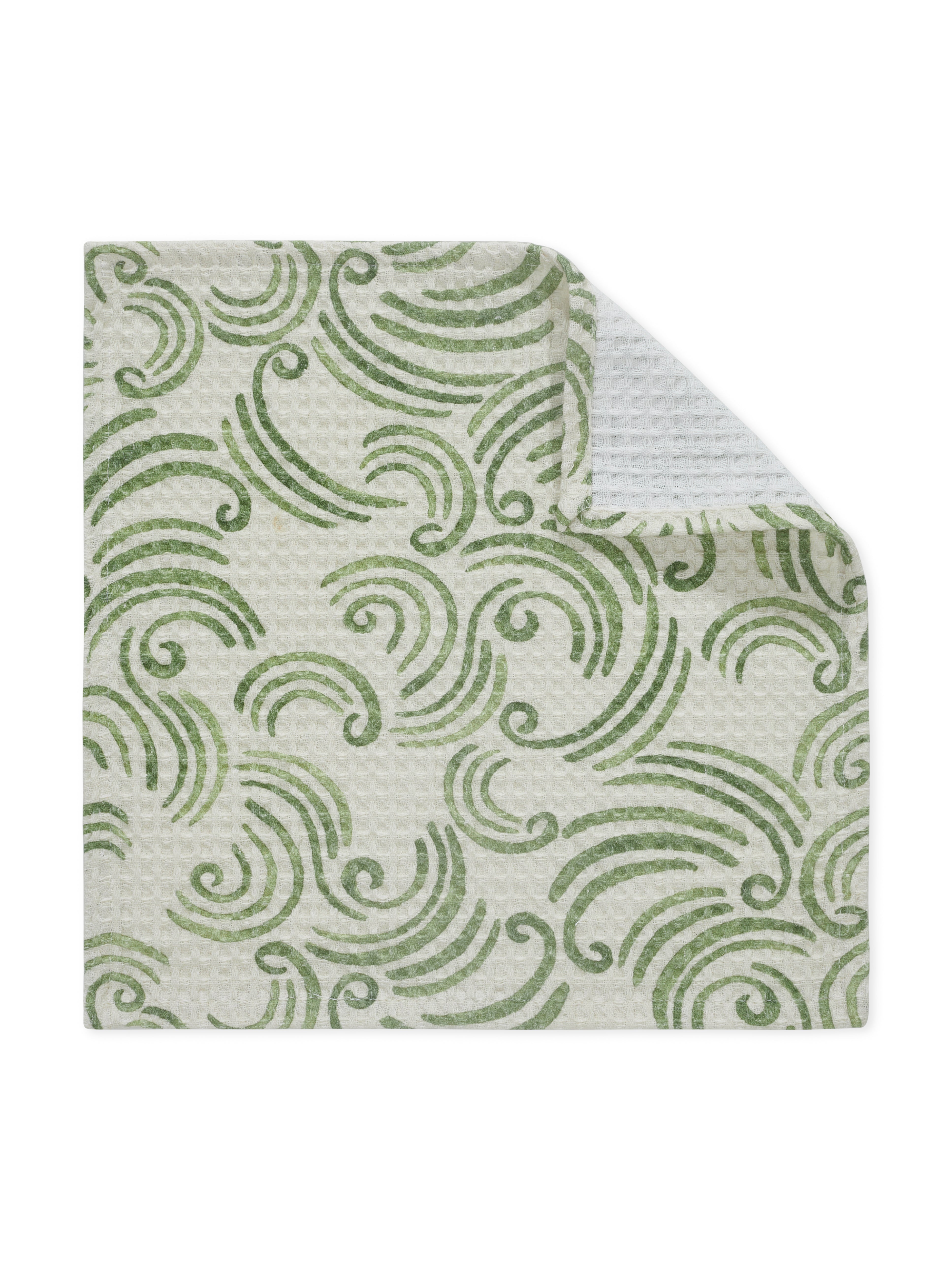 Ayna Green Face Towel | Set Of 2