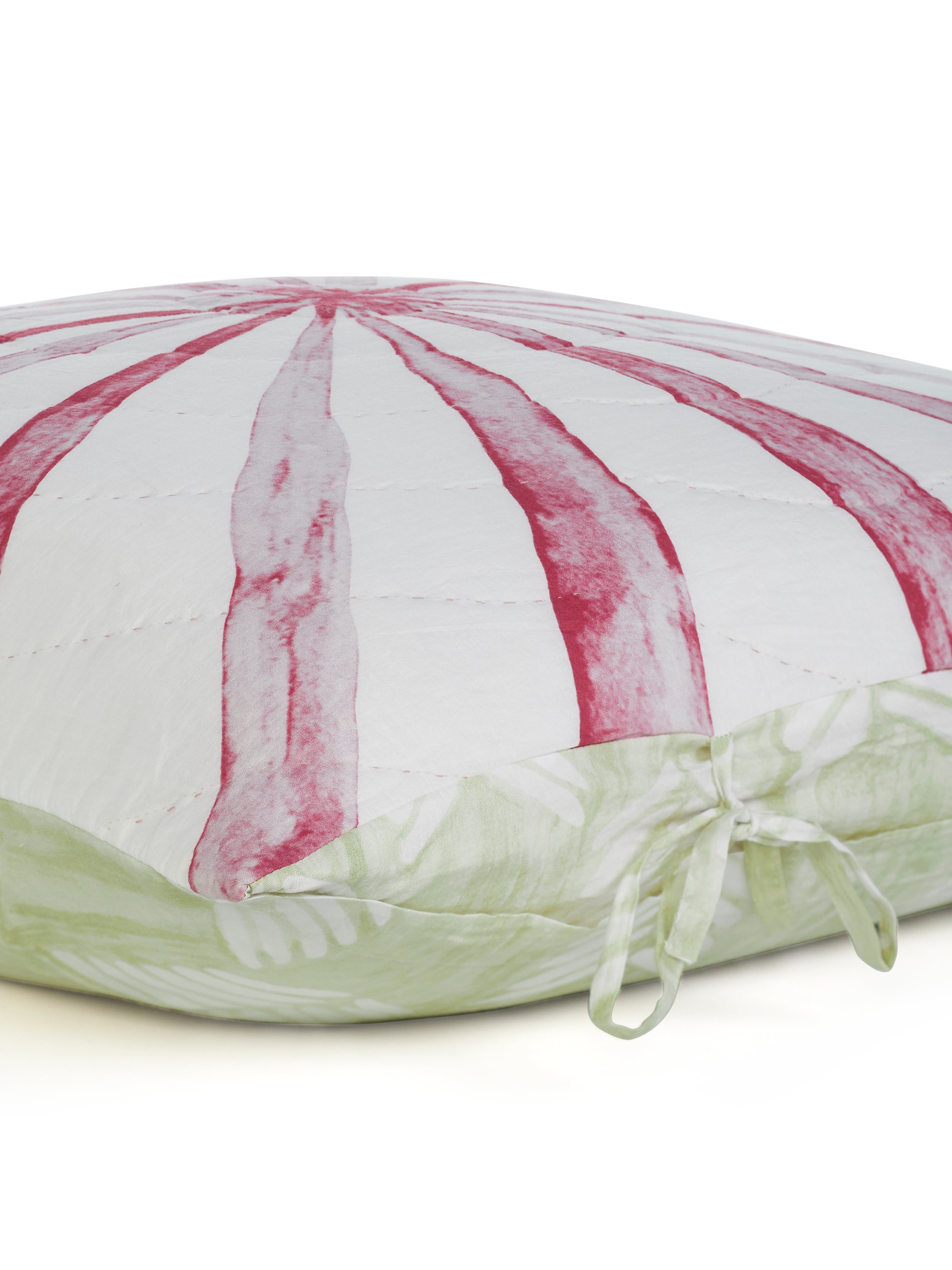 Ayna Red Quilted Sham - 26"x 26"