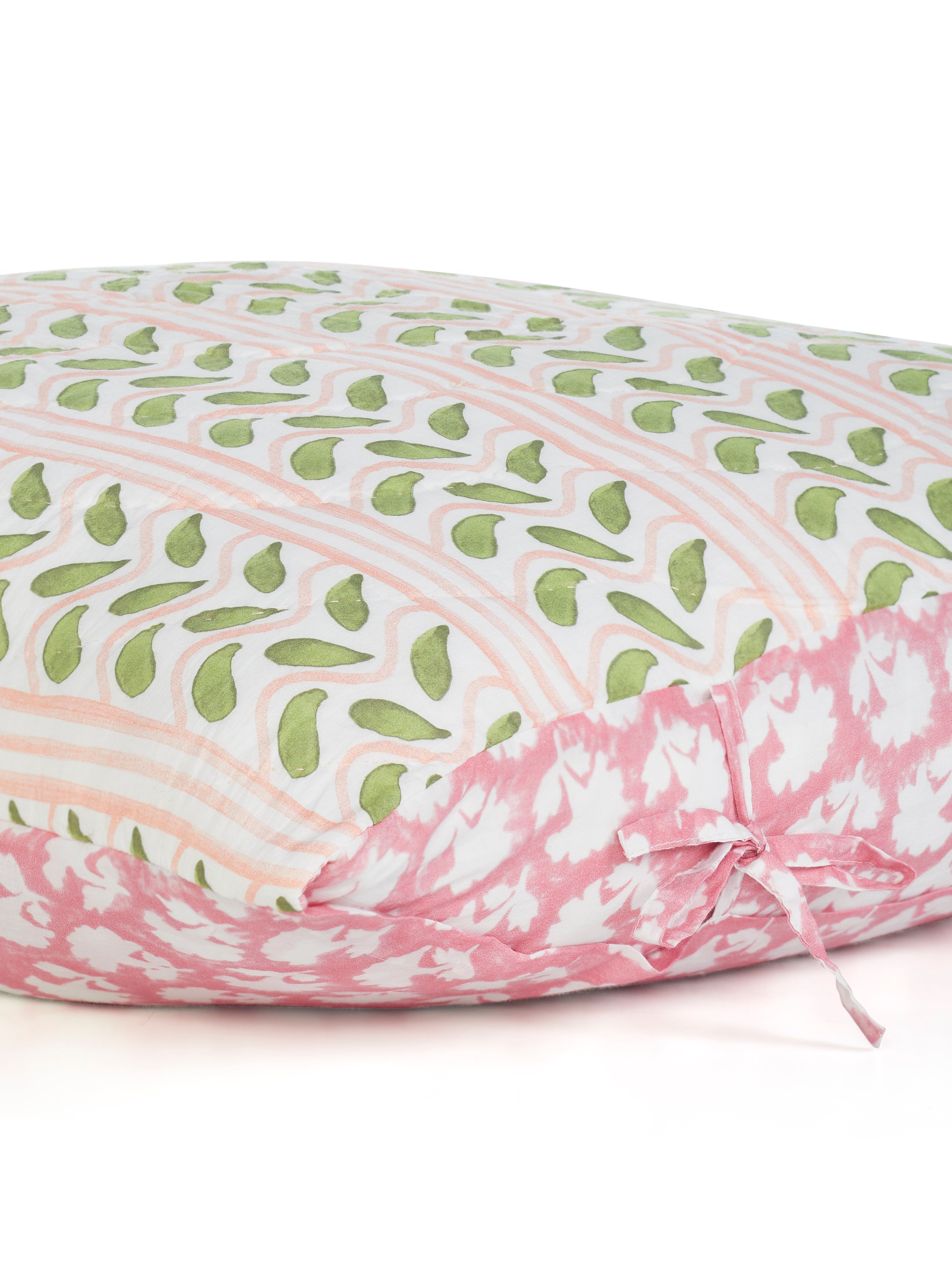 Mica Yellow Quilted Sham - 26"x 26"