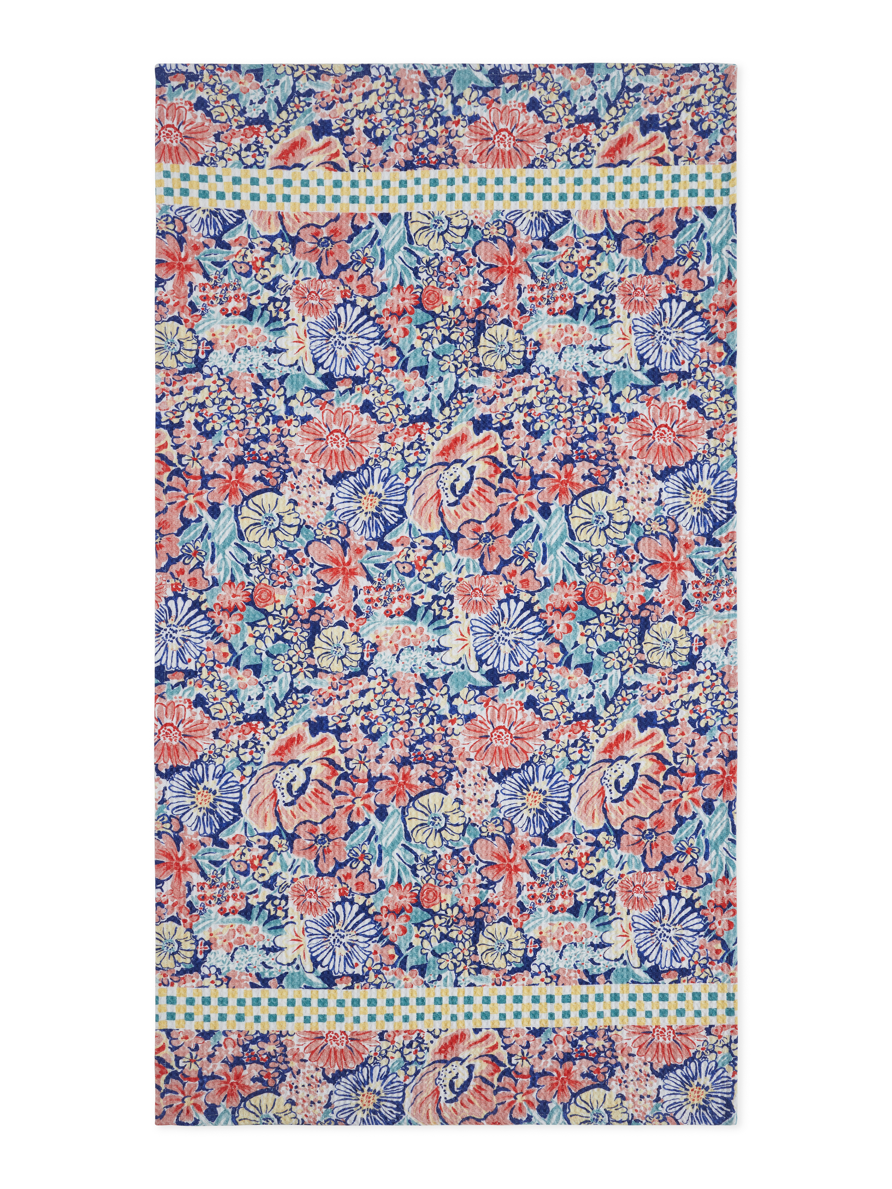 Nature Nectar Cotton Waffle Blue Bath Towel