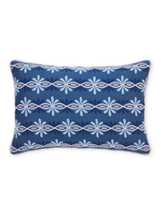 Mica Curves Blue Cushion Cover