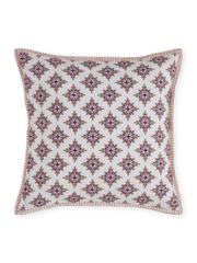 Mica Prism Terracotta Embroidered Cushion Cover