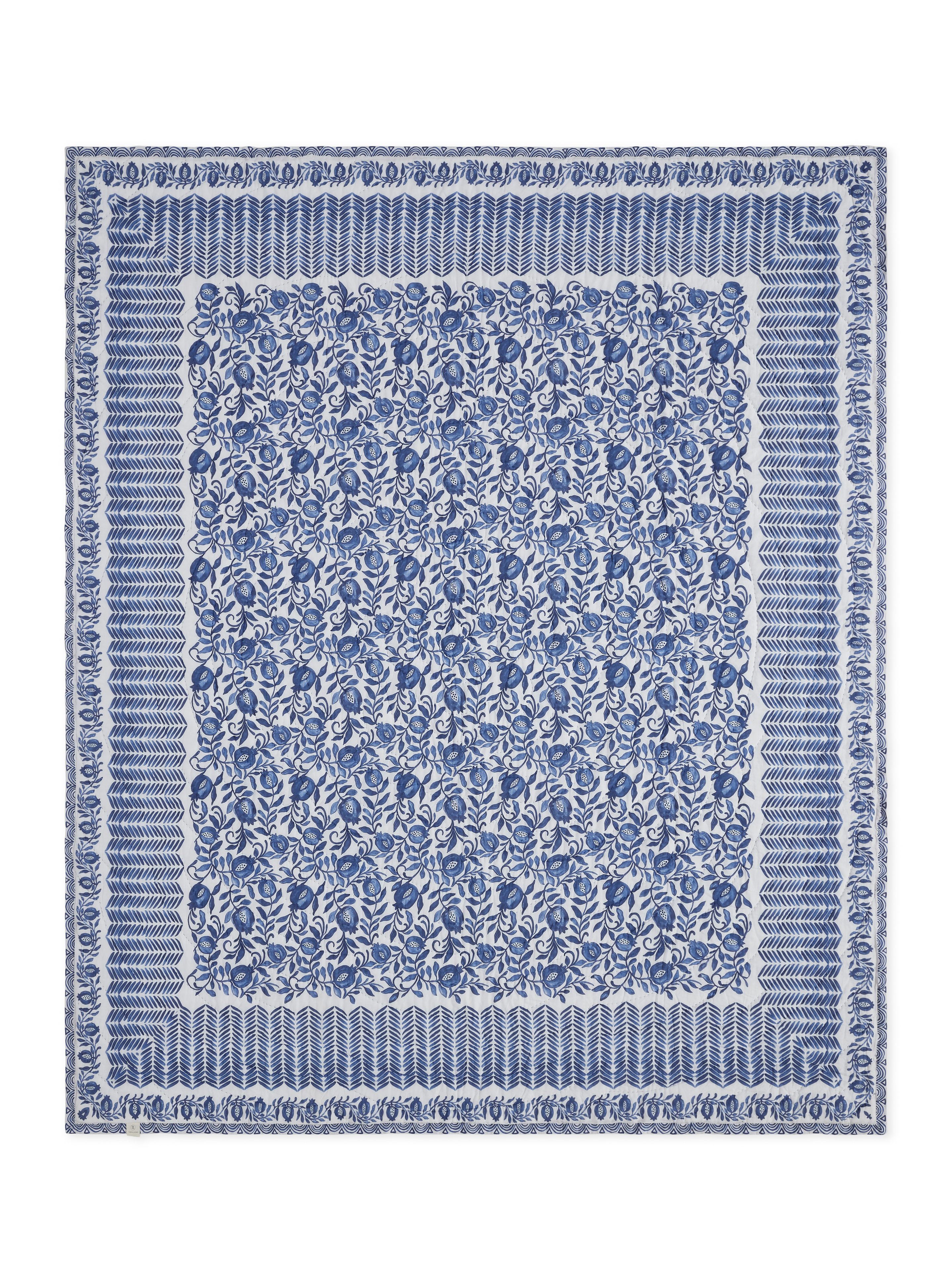 Ayna Blue Cotton Quilt