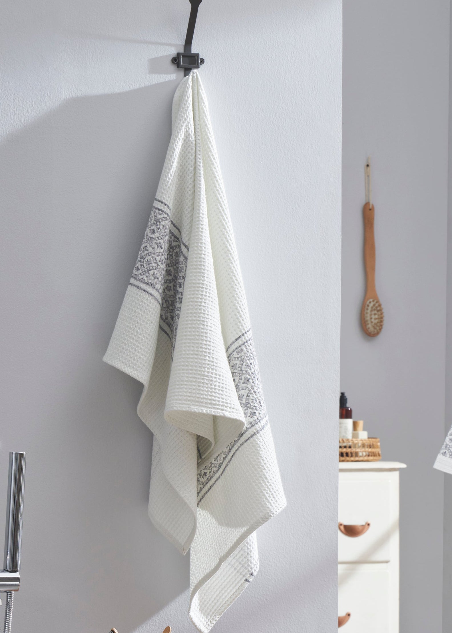 cotton waffle bathrobe